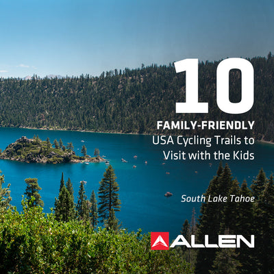 10 Family-Friendly US Cycling Trails to visit with kids!