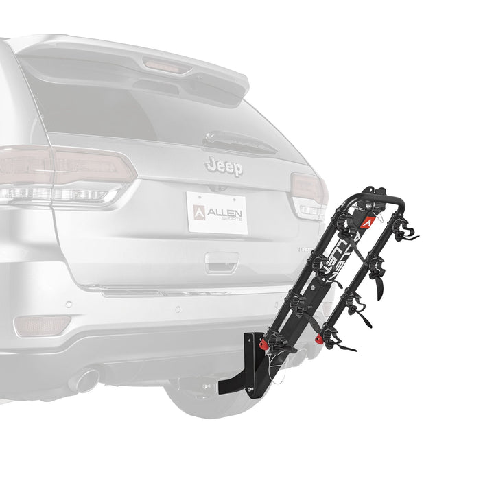 Deluxe Hitch Bike Rack#4 دراجات - 35 رطلاً / 16 كيلوغراماً لكل دراجة