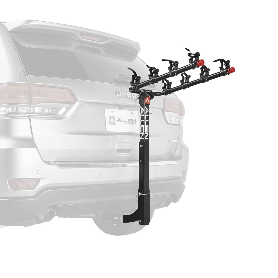 Deluxe Hitch Bike Rack#4 دراجات - 35 رطلاً / 16 كيلوغراماً لكل دراجة