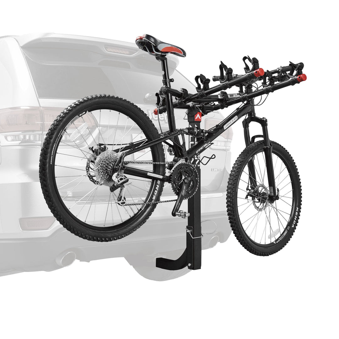 Deluxe Hitch Bike Rack#4 دراجات - 35 رطلاً / 16 كيلوغراماً لكل دراجة