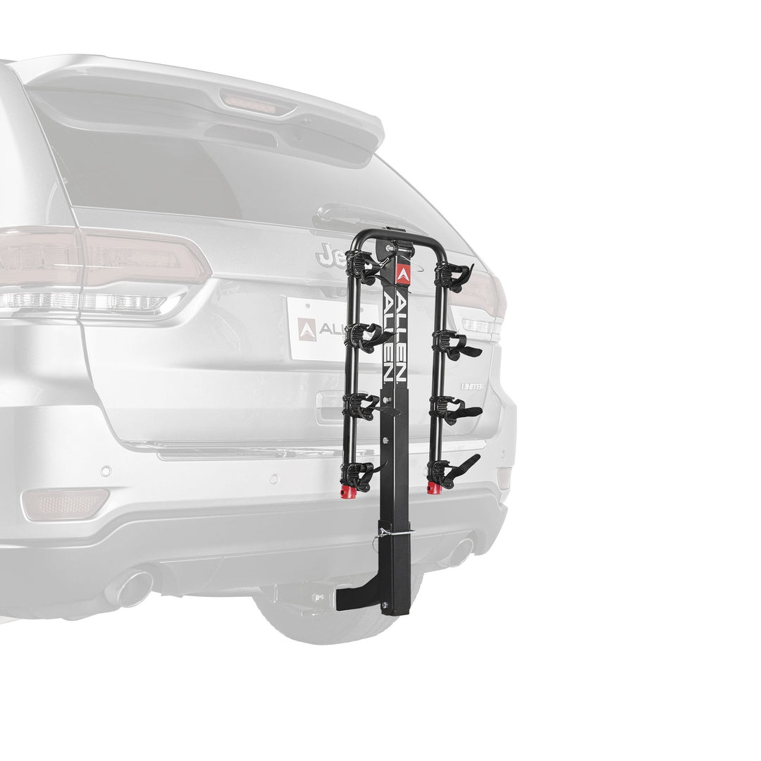 Deluxe Hitch Bike Rack#4 دراجات - 35 رطلاً / 16 كيلوغراماً لكل دراجة