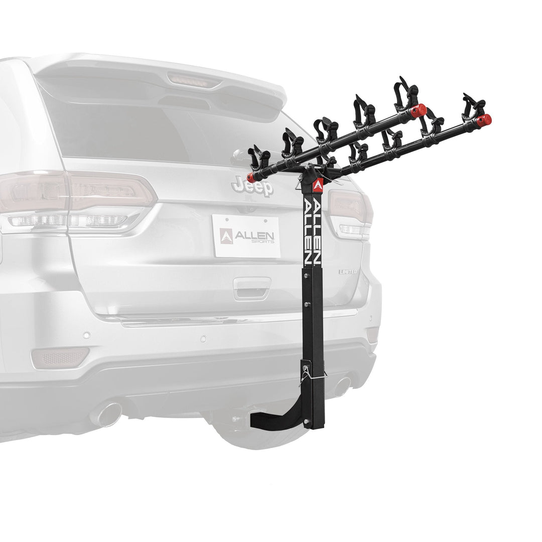 Deluxe Hitch Bike Rack#5 دراجات - 35 رطلاً / 16 كيلوغراماً لكل دراجة